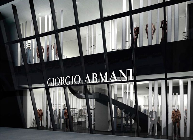 Giorgio Armami Store in IFC, Shanghai, China