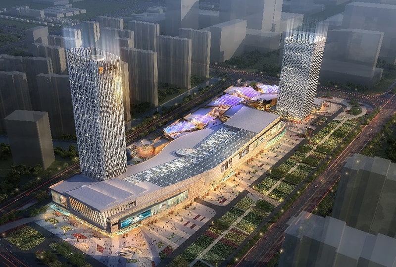 Commercial Complex (MIXC) in Nantong, Jiangsu, China